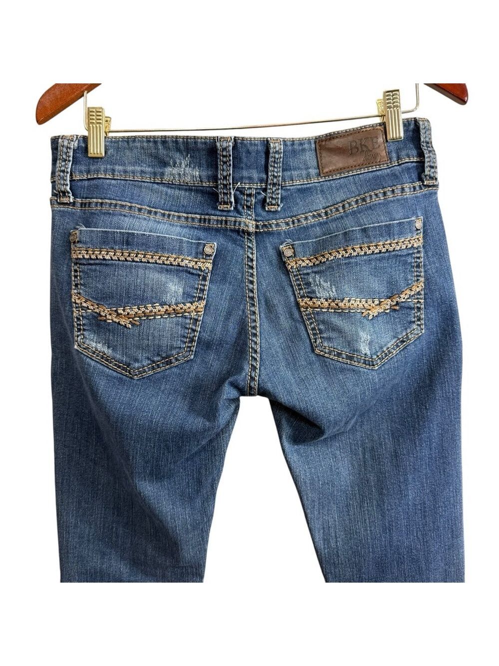 Women's BKE Denim Jeans, Size 29X31.5, Blue - Picture 6 of 11